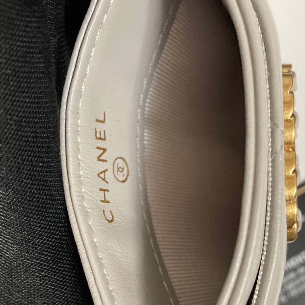 Chanel Silver Quilted Card Holder - Picture 6 of 6